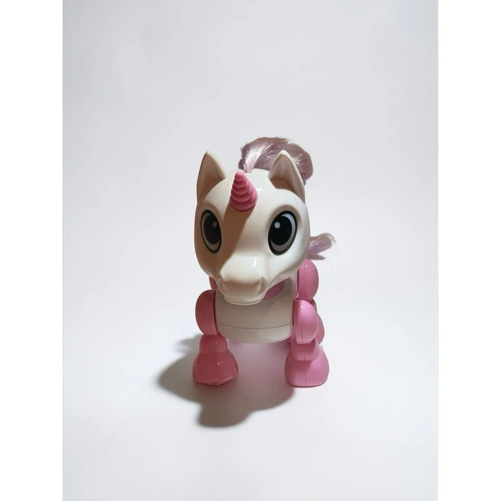 Robo Pets Unicorn Interactive Robot Toy 2 Pack Lights Sounds‎ Tested Working